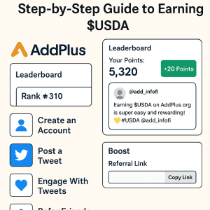 How to Farm AddPlus.org Airdrop and Earn Free $USDA