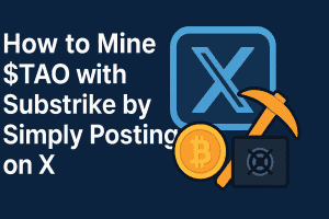 How to Mine $TAO with Substrike on X Earn Crypto from Social Media