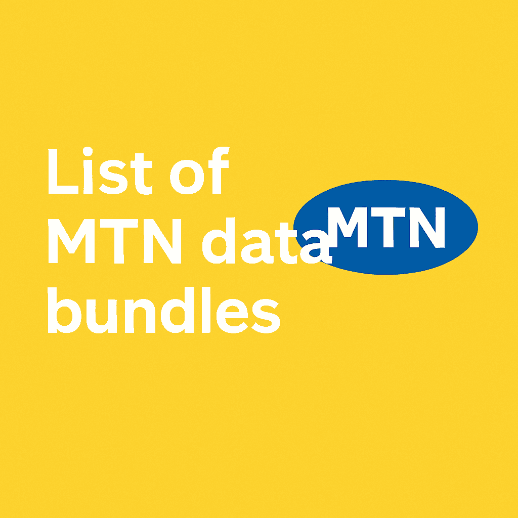 MTN Data Bundles Complete List of Plans, Prices & Activation Codes