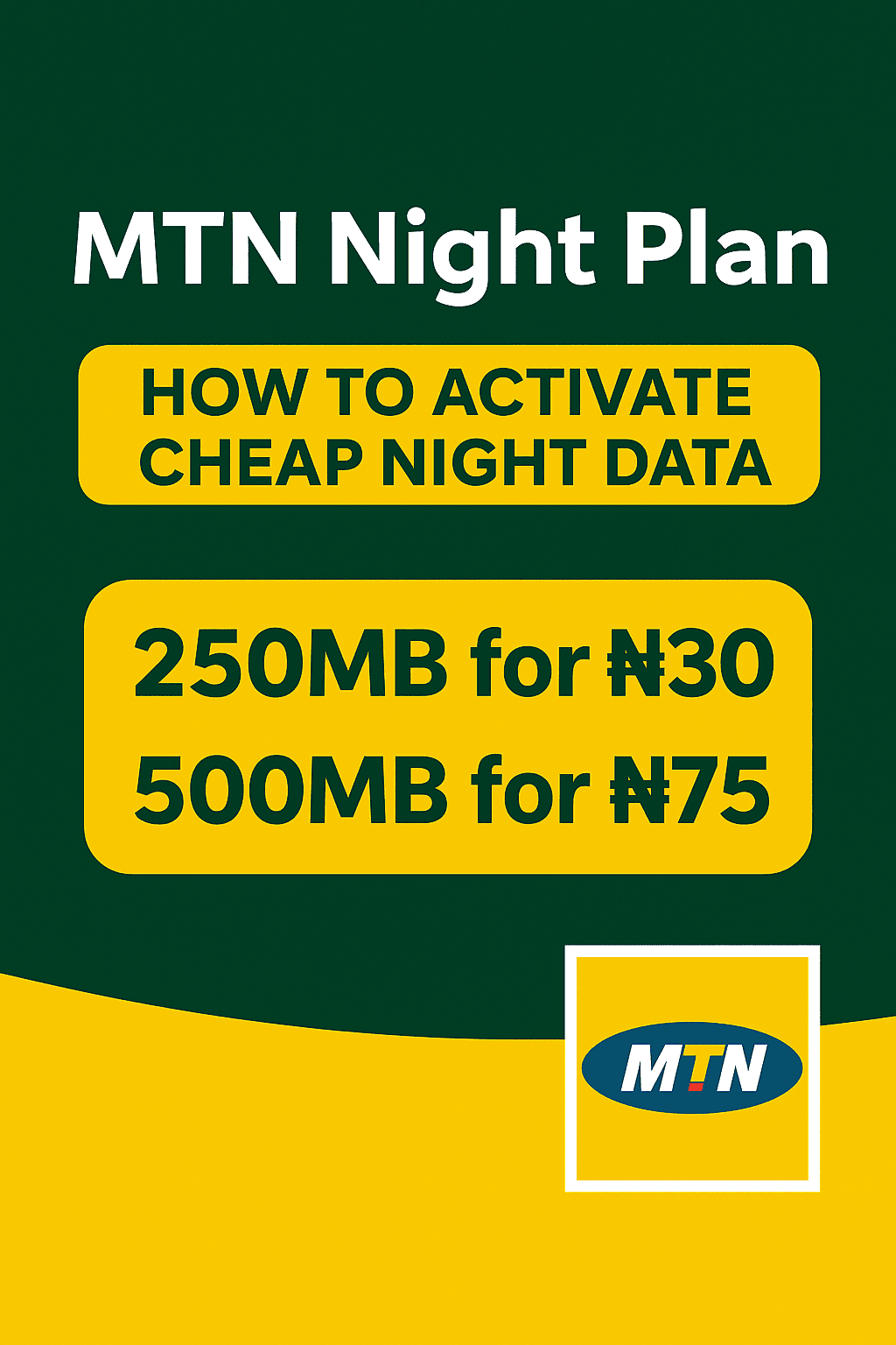 MTN Night Browsing: How to Activate Cheap Night Data Bundles