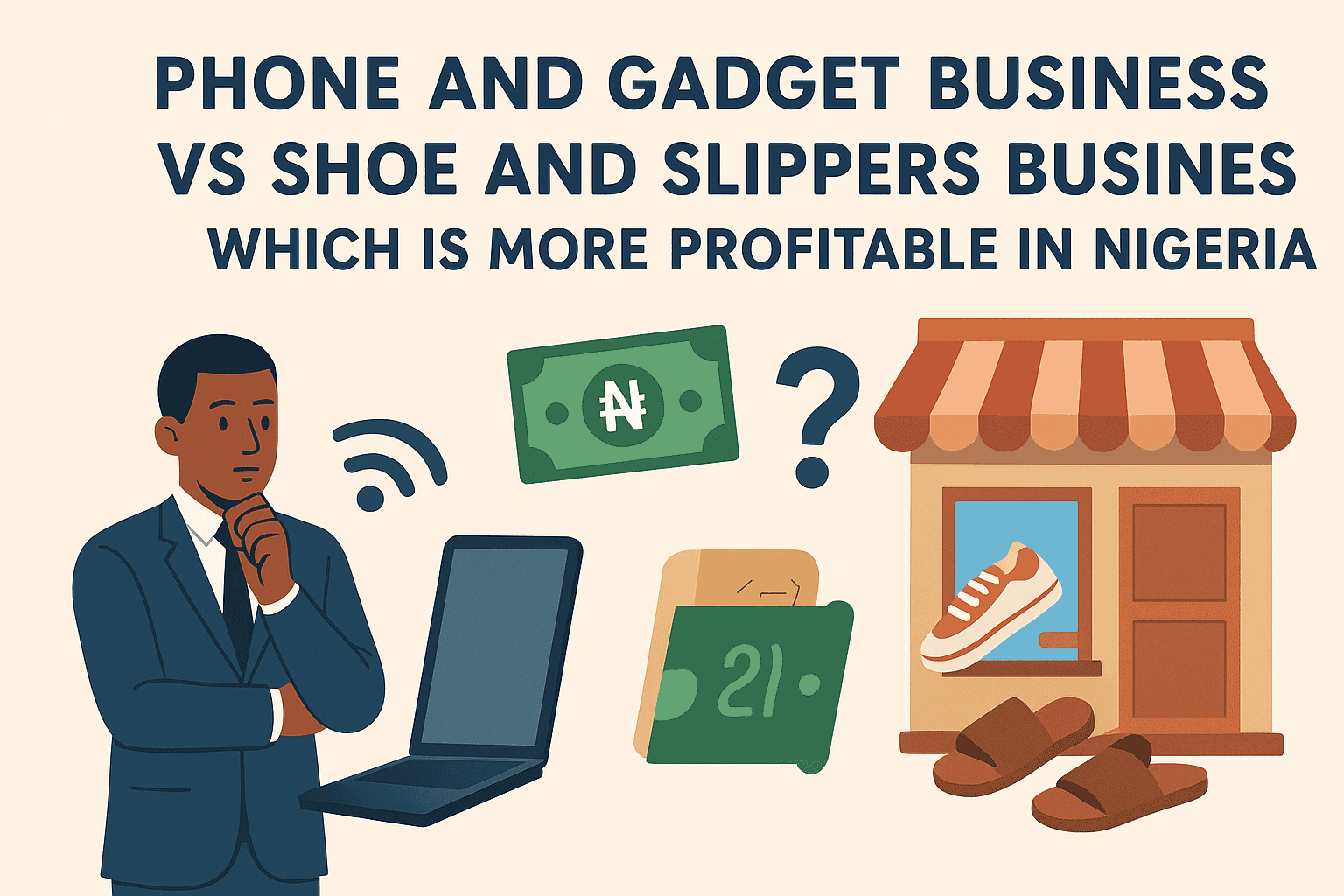 Phone and Gadget Business vs Shoe and Slippers Business - Which is More Profit in Nigeria